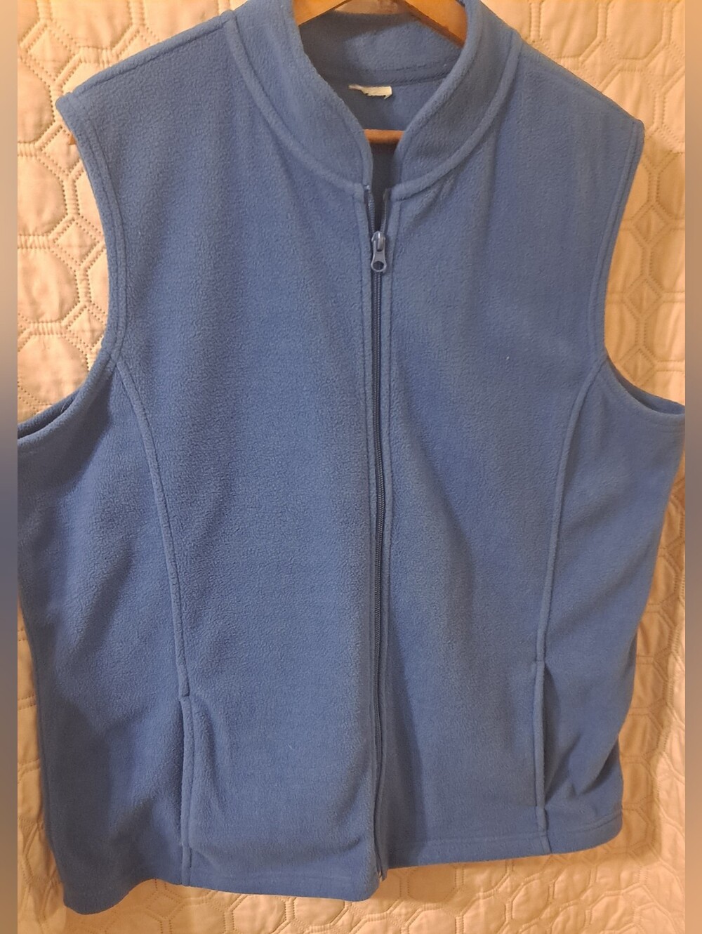 Blue Womens Fleece Vest - Brand Unknown Sz XL